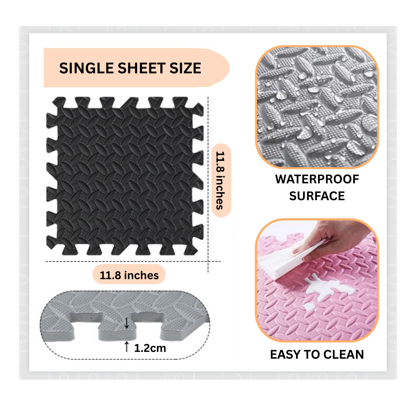 CushyPads™ – The Premium Cushioned Floor for Babies and Toddlers | Non-Toxic & Easy to Clean